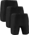 Трусы (боксерки) Under Armour PERFORMANCE TECH 9IN 3-PACK BOXERJOCK черные (3 штуки) 1383880-001