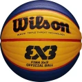 Баскетбольний м'яч Wilson FIBA 3X3 темно-синьо-жовто-червоний Розмір 6 WTB0533XB