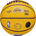 Баскетбольний м'яч Wilson NBA PLAYER ICON MINI LEBRON JAMES жовто-фіолетовий Розмір 3 WZ4007201XB3