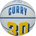 Баскетбольний м'яч Wilson NBA PLAYER ICON MINI STEPHEN CURRY біло-синій Розмір 3 WZ4007401XB3