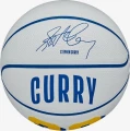Баскетбольний м'яч Wilson NBA PLAYER ICON MINI STEPHEN CURRY біло-синій Розмір 3 WZ4007401XB3