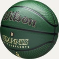 Баскетбольный мяч Wilson NBA PLAYER ICON OUTDOOR GIANNIS ANTETOKOUNMPO темно-зелено-черный Размер 7 WZ4006201XB7