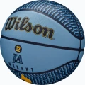 Баскетбольный мяч Wilson NBA PLAYER ICON OUTDOOR JA MORANT голубо-темно-синий Размер 7 WZ4016901XB7