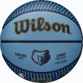 Баскетбольный мяч Wilson NBA PLAYER ICON OUTDOOR JA MORANT голубо-темно-синий Размер 7 WZ4016901XB7