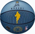 Баскетбольный мяч Wilson NBA PLAYER ICON OUTDOOR JA MORANT голубо-темно-синий Размер 7 WZ4016901XB7
