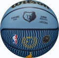 Баскетбольный мяч Wilson NBA PLAYER ICON OUTDOOR JA MORANT голубо-темно-синий Размер 7 WZ4016901XB7