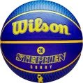 Баскетбольный мяч Wilson NBA PLAYER ICON OUTDOOR STEPHEN CURRY сине-желтый Размер 7 WZ4006101XB7