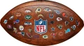 М'яч для американського футболу Wilson NFL JR JR THROWBACK FB 32 TEAM LOGO коричневий Розмір 7 WTF1534XBNFL