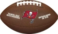 Мяч для американского футбола Wilson NFL LICENSED BALL TAMPA BAY BUCCANEERS темно-коричневый Размер 5 WTF1748XBTB