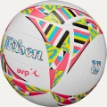 Мяч для пляжного волейбола Wilson AVP MOVEMENT VB бело-розово-желто-голубой Размер 5 WV4008001XBOF