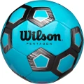 Футбольний м'яч Wilson PENTAGON блакитно-чорний Розмір 5 WTE8542XB05