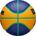 Баскетбольний м'яч Wilson FIBA 3X3 JUNIOR жовто-синьо-бірюзовий Розмір 5 WTB1133XB