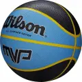 Баскетбольний м'яч Wilson MVP 275 блакитно-чорно-жовтий Розмір 5 WTB9017XB05