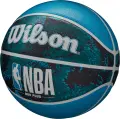 Баскетбольний м'яч Wilson NBA DRV PLUS VIBE блакитно-бірюзово-чорний Розмір 5 WZ3012602XB5