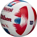 Пляжный набор (волейбольный мяч и фрисби) Wilson HAWAII AVP бело-красно-синий Размер 5 WTH80219KIT