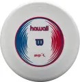 Пляжный набор (волейбольный мяч и фрисби) Wilson HAWAII AVP бело-красно-синий Размер 5 WTH80219KIT