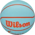 Баскетбольный мяч Wilson WNBA DRV голубо-оранжевый Размер 6 WTB4809XB06