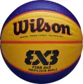 Баскетбольний м'яч Wilson FIBA 3X3 REPLICA жовто-синьо-червоний Розмір 6 WTB1033XB