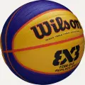 Баскетбольний м'яч Wilson FIBA 3X3 REPLICA жовто-синьо-червоний Розмір 6 WTB1033XB