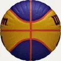Баскетбольний м'яч Wilson FIBA 3X3 REPLICA жовто-синьо-червоний Розмір 6 WTB1033XB