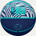 Баскетбольний м'яч Wilson NBA DRV PLUS DAZZLE CAMO OUTDOOR INDIGO темно-синьо-бірюзово-білий Розмір 6 WZ3016102XB6