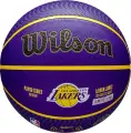 Баскетбольний м'яч Wilson NBA PLAYER ICON OUTDOOR LEBRON JAMES фіолетово-жовтий Розмір 7 WZ4027601XB7