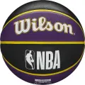 Баскетбольний м'яч Wilson NBA TEAM TRIBUTE LA LAKERS фіолетово-чорно-жовтий Розмір 7 WTB1300XBLAL