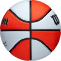 Баскетбольний м'яч Wilson WNBA AUTHENTIC SERIES OUTDOOR оранжево-білий Розмір 6 WTB5200XB06