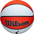 Баскетбольний м'яч Wilson WNBA AUTHENTIC SERIES OUTDOOR оранжево-білий Розмір 6 WTB5200XB06