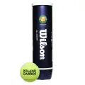 Набір м'ячів для тенісу Wilson ROLAND GARROS ALL COURT 4 жовтий (4 штуки) WRT116400