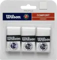 Обмотка для ракеток Wilson ROLAND GARROS 2024 OVERGRIPS біло-темно-синя (3 штуки) WR8442601001