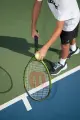 Ракетка для тенісу дитяча Wilson BLADE FEEL COMP JR 25 зелено-чорна WR125310