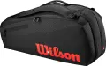Сумка-рюкзак для тенісу Wilson CLASH V3 SUPER TOUR 6 чорно-червона WR8038101001