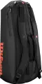 Сумка-рюкзак для тенісу Wilson CLASH V3 SUPER TOUR 6 чорно-червона WR8038101001