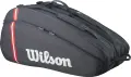 Сумка-рюкзак для тенісу Wilson TOUR 12 темно-сіро-червона WR8037301001
