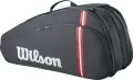 Сумка-рюкзак для тенісу Wilson TOUR 6 темно-сіро-червона WR8037501001