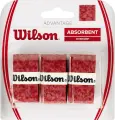 Обмотка для ракеток Wilson ADVANTAGE OVERGRIP 3 PACK червона (3 штуки) WRZ4033