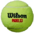 Набір м'ячів для падл-тенісу Wilson PADEL X3 BALL жовтий (3 штуки) WR8900801001