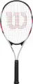 Ракетка для тенісу Wilson FUSION XL сіро-чорно-червона WR199110