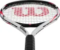 Ракетка для тенісу Wilson FUSION XL сіро-чорно-червона WR199110