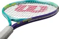 Ракетка для тенісу дитяча Wilson INTRIGUE JR 25 бірюзово-фіолетово-жовта WR180310