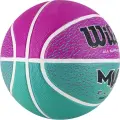 Баскетбольний м'яч Wilson MVP ELITE рожево-бірюзовий Розмір 6 WTB1463XB06