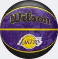 Баскетбольний набір Wilson NBA TEAM TIE-DYE LOS ANGELES LAKERS (м'яч і насос у подарунковій коробці) фіолетово-жовто-чорний Розмір 7 WZ4007803XP