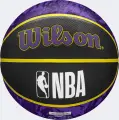 Баскетбольний набір Wilson NBA TEAM TIE-DYE LOS ANGELES LAKERS (м'яч і насос у подарунковій коробці) фіолетово-жовто-чорний Розмір 7 WZ4007803XP