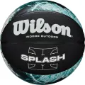 Баскетбольний набір Wilson SPLASH PRO (м'яч і насос у подарунковій коробці) чорно-бірюзово-білий Розмір 7 WZ2014501XP