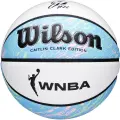 Баскетбольний м'яч Wilson CAITLIN CLARK WNBA OASIS біло-блакитно-рожево-салатовий Розмір 6 WZ2026401XB6