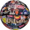Баскетбольний м'яч Wilson NBA ALL TEAM RETRO різнокольоровий Розмір 7 WZ4028501XB7
