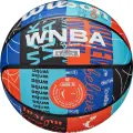 Баскетбольний м'яч Wilson WNBA HEIR DNA OUTDOOR синьо-блакитно-помаранчевий Розмір 6 WZ3009201XB6