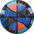 Баскетбольний м'яч Wilson WNBA HEIR DNA OUTDOOR синьо-блакитно-помаранчевий Розмір 6 WZ3009201XB6