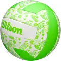 Мяч для пляжного волейбола Wilson STAMP салатово-белый Размер 5 WV4007502XBOF